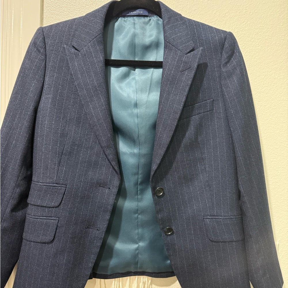Classic blue Pinstripe women’s Blazer